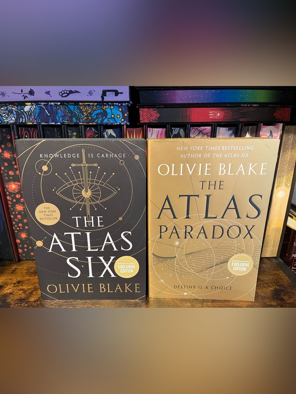 The Atlas Six & The Atlas Paradox Barnes & Noble Exclusive Set By Olivie Blake